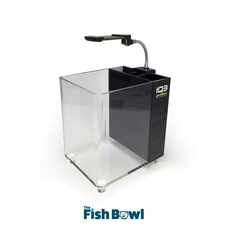Dymax IQ3 Mini Acrylic Aquarium-Black
