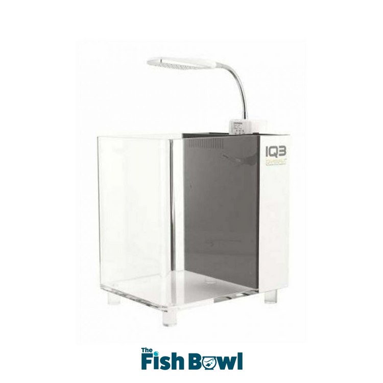 Dymax IQ3 Mini Acrylic Aquarium-White